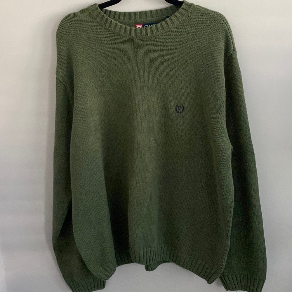 Chaps Olive Green Men’s Sweater (XXL)